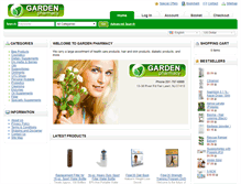 Tablet Screenshot of gardenpharmacynj.com